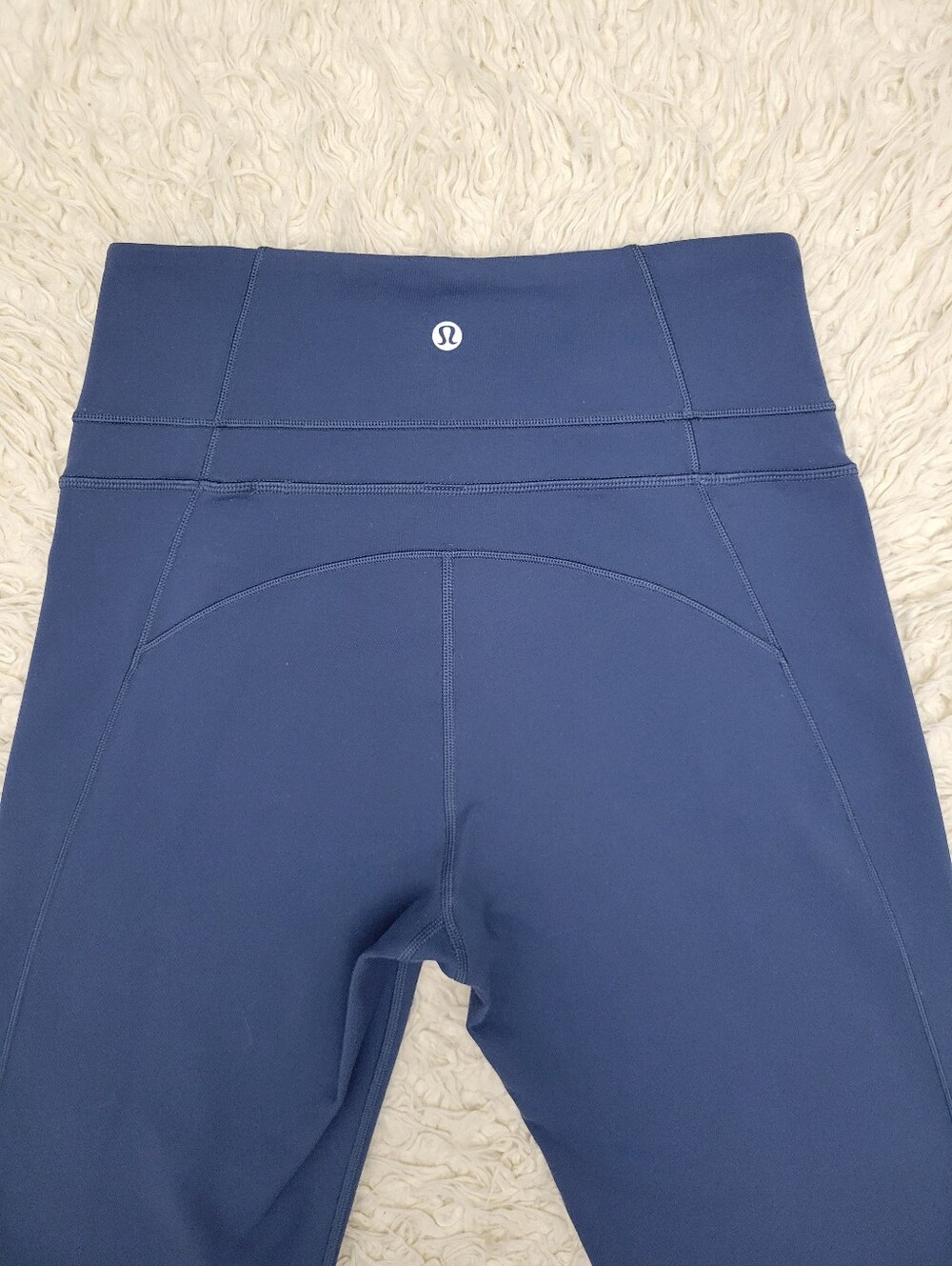 Lululemon Groove Pant Flare Leg Navy Blue Sz 8 - Picture 9 of 11